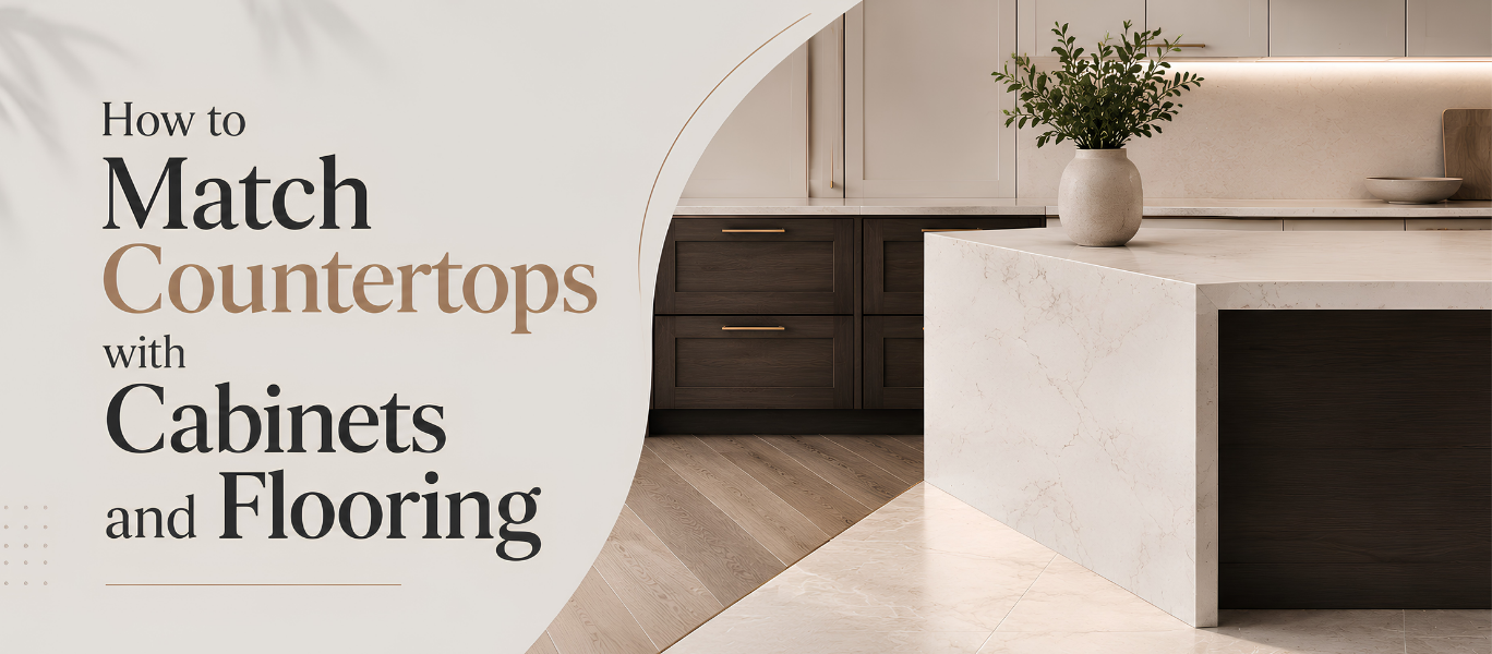 Match Countertops, Cabinets & Flooring