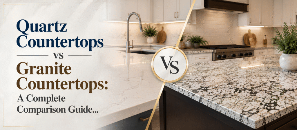 Quartz Countertops vs Granite Countertops: A Complete Comparison Guide