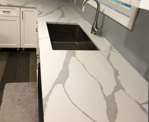Taj Mahal Quartzite Kitchen Countertop View